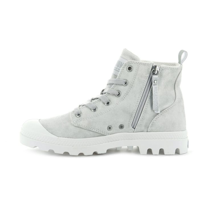 Palladium Pampa Zip Desertwash Laarzen Dames Lichtgrijs | NL 30WQBJX